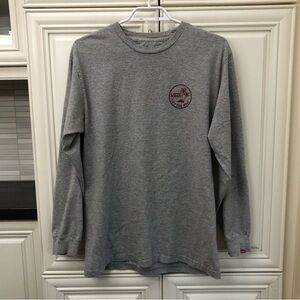 Vans Classic grey unisex graphic t-shirt l/s